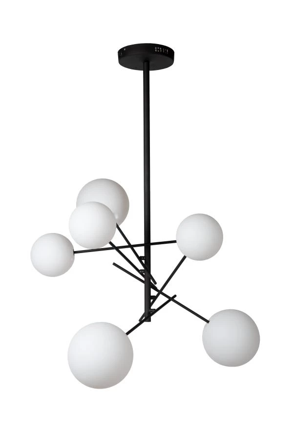Lucide ALARA - Pendant light - Ø 72 cm - LED - G4 - 6x1,5W 2700K - Black - turned off